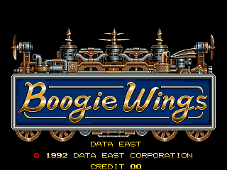 Boogie Wings (Euro v1.5, 92.12.07) Title Screen